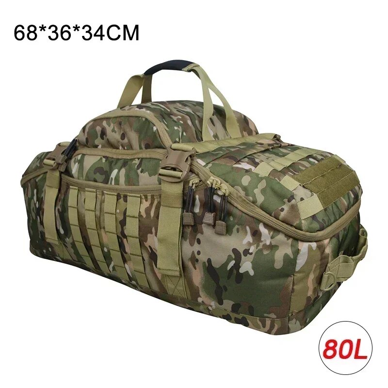 3-in-1 tactical backpack duffle bag, view 2 - MRSLM
