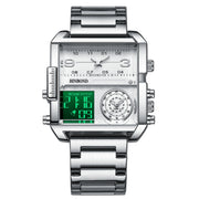 men's large dial quartz watch, view 11 - MRSLM