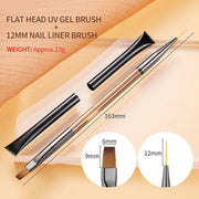 double head nail art brush, view 3 - MRSLM