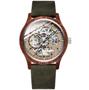 wood alloy automatic watch, view 2 - MRSLM