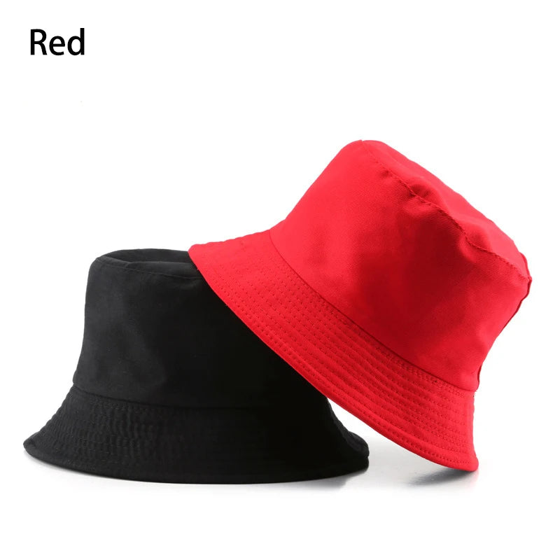 Classic Cotton Reversible Bucket Hat – Casual Sun Cap for Outdoor Adventures