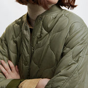 women's quilted padded coat, view 9 - MRSLM