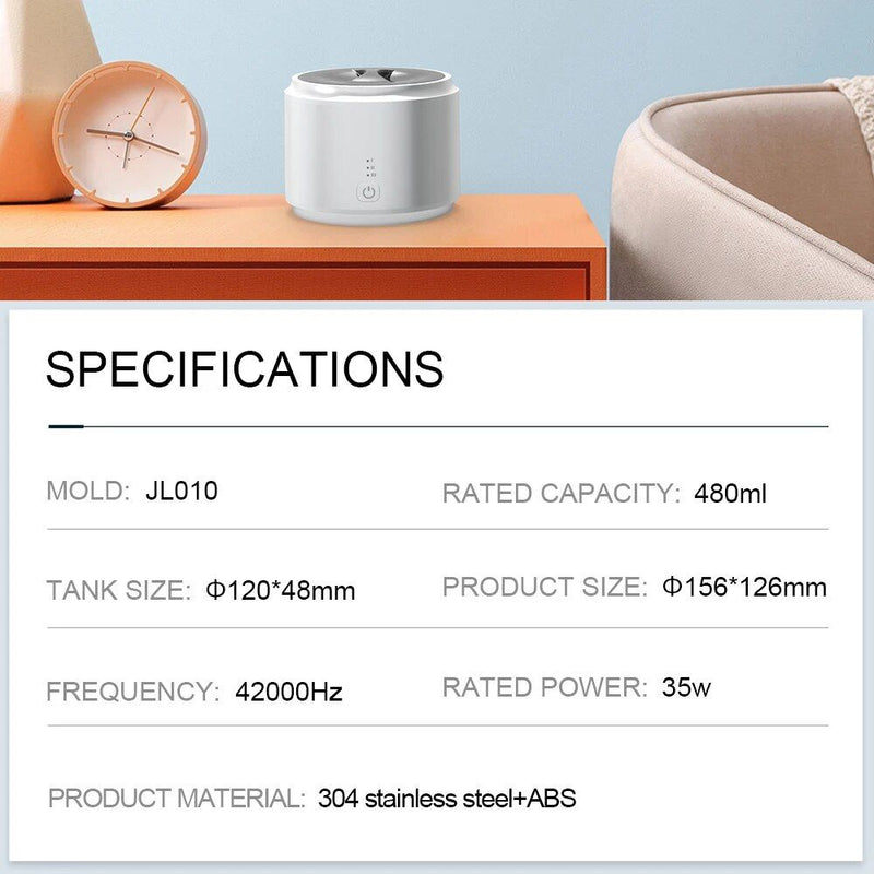 480ml ultrasonic jewelry cleaner, view 5 - MRSLM