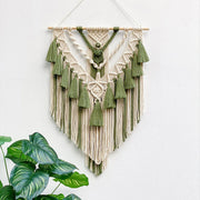 bohemian hand-woven wall tassel, view 8 - MRSLM