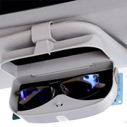 Compact car visor sunglasses and card holder, view 7 - MRSLM