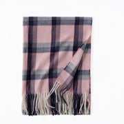 winter preppy plaid scarf, view 5 - MRSLM