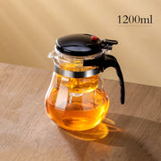 glass teapot with infuser, view 6 - MRSLM