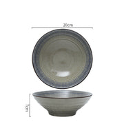 japanese ceramic ramen bowl, view 7 - MRSLM