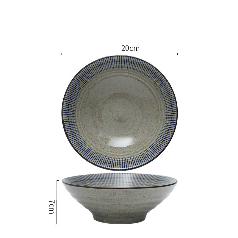 japanese ceramic ramen bowl, view 7 - MRSLM
