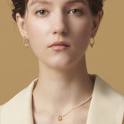 freshwater pearl earrings 925 silver - MRSLM