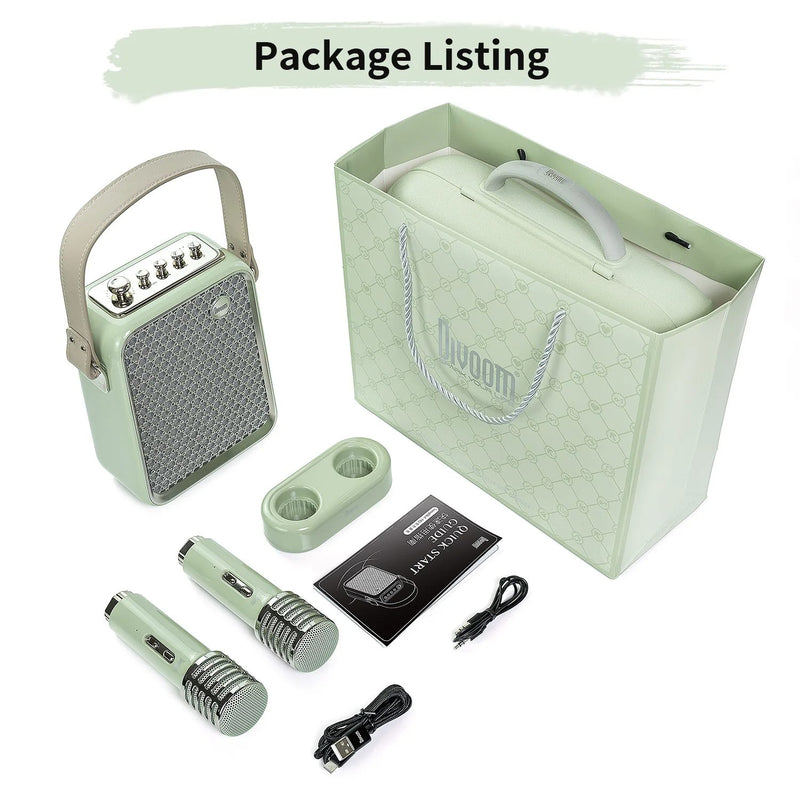 portable bluetooth karaoke speaker, view 8 - MRSLM