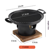 japanese style mini barbecue stove, view 4 - MRSLM