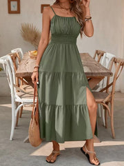 strapless layered slim-fit dress, view 12 - MRSLM
