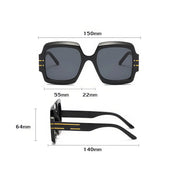 Oversized oval sunglasses with gradient lenses, view 15 - MRSLM