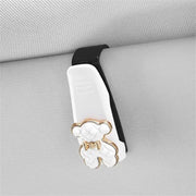 car visor glasses holder, view 3 - MRSLM