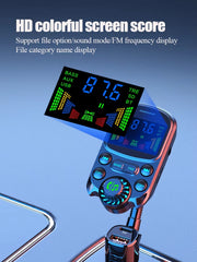 bluetooth 5.3 car fm transmitter with pd and qc3.0 charging, view 6 - MRSLM