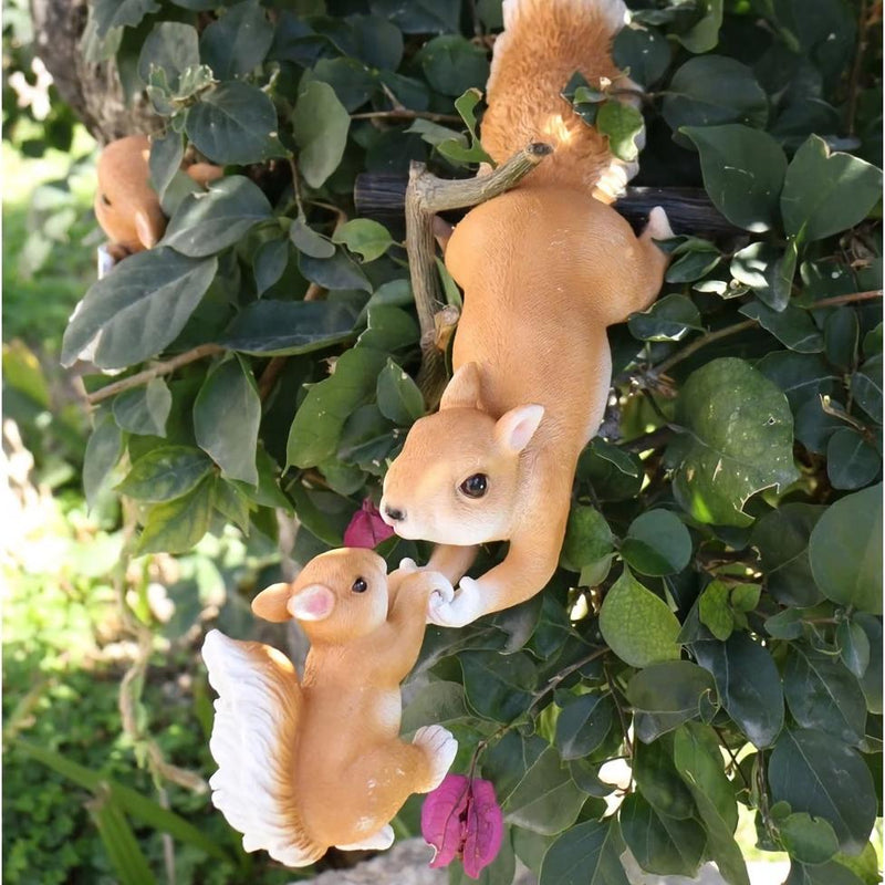 climbing squirrel figurines, view 4 - MRSLM