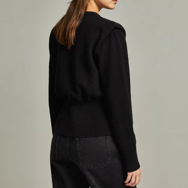 women's knitted cardigan coat, view 6 - MRSLM