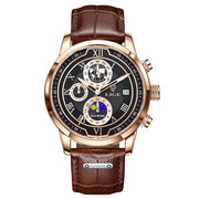 men's moon phase quartz watch, view 5 - MRSLM