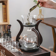 lazy kung fu glass tea set, view 7 - MRSLM