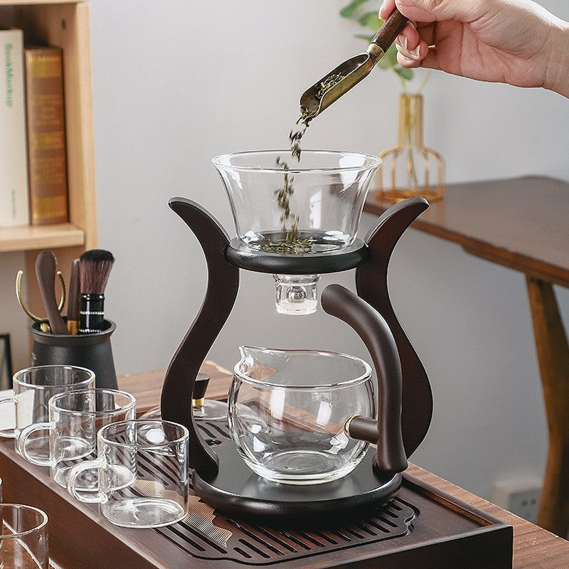 lazy kung fu glass tea set, view 7 - MRSLM
