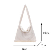 plush shoulder handbag, view 23 - MRSLM