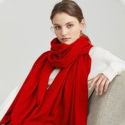 winter wool pashmina scarf, view 3 - MRSLM