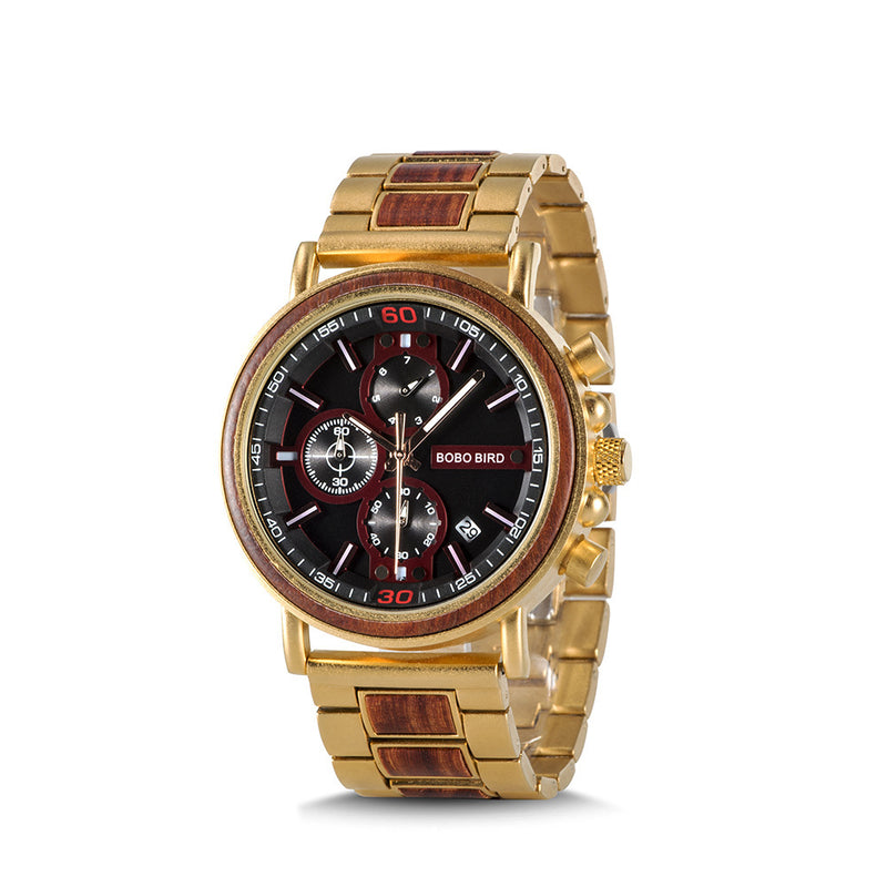 business wood case watch, view 16 - MRSLM