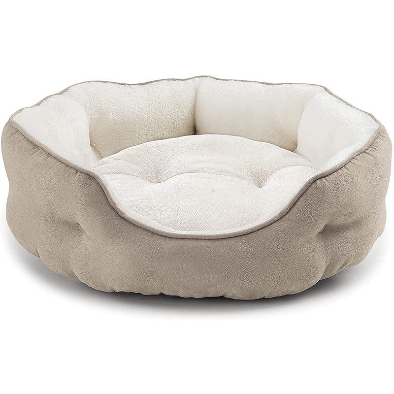 cozy round small pet bed, view 2 - MRSLM