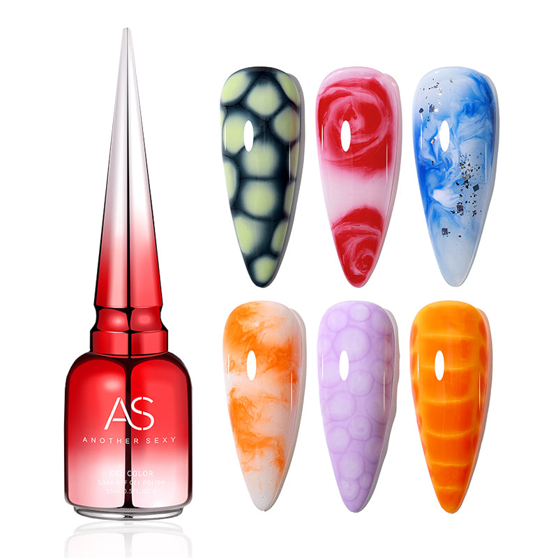 clear blooming gel polish 15ml, view 2 - MRSLM
