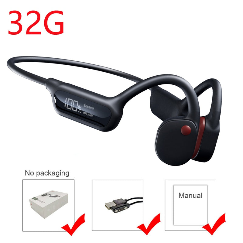 bone conduction earphones, view 3 - MRSLM