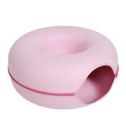 Donut cat bed and tunnel, view 3 - MRSLM