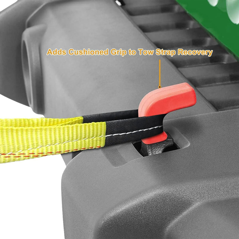 front bumper tow hook cover, view 8 - MRSLM