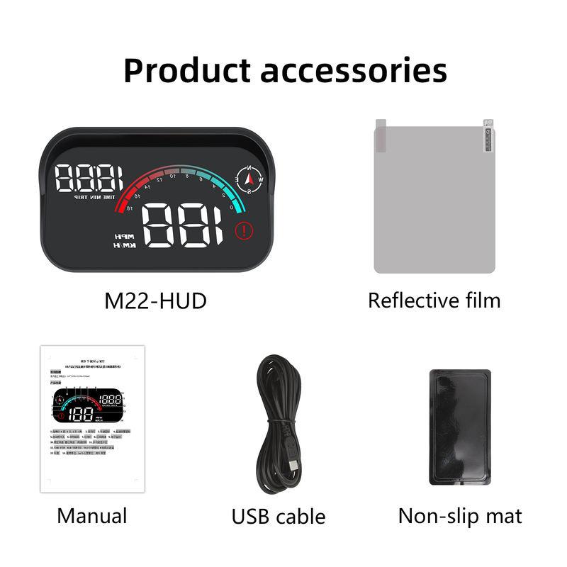 universal car HUD head-up display, view 2 - MRSLM