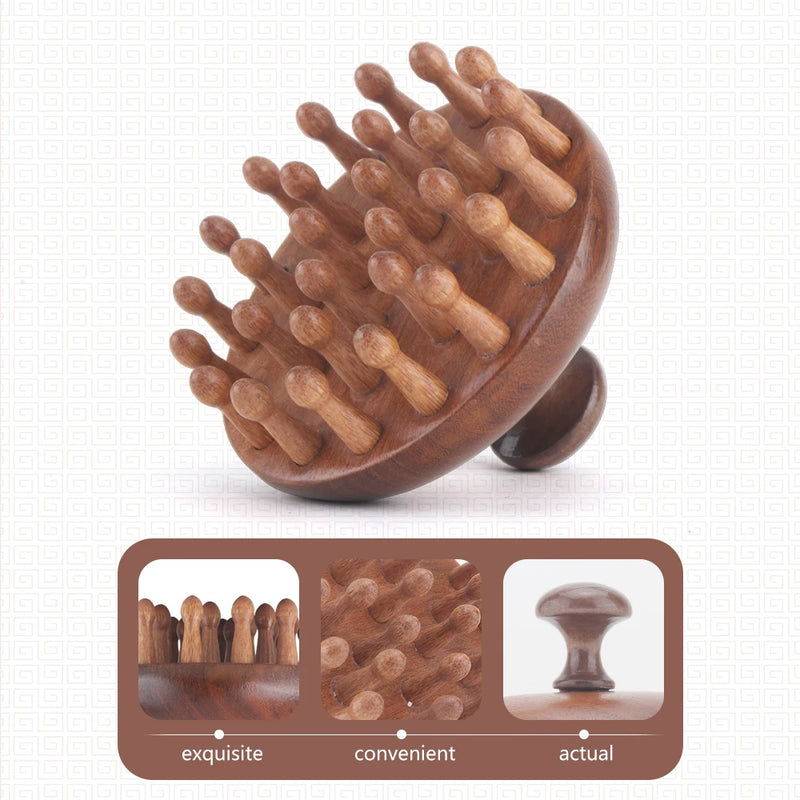 wooden massage comb, view 8 - MRSLM