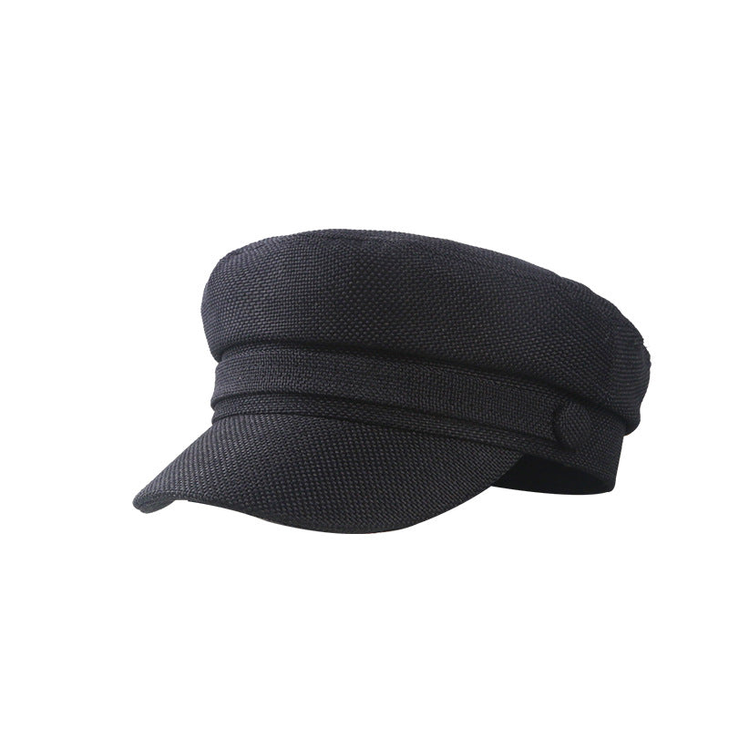 linen blend military hat, view 10 - MRSLM