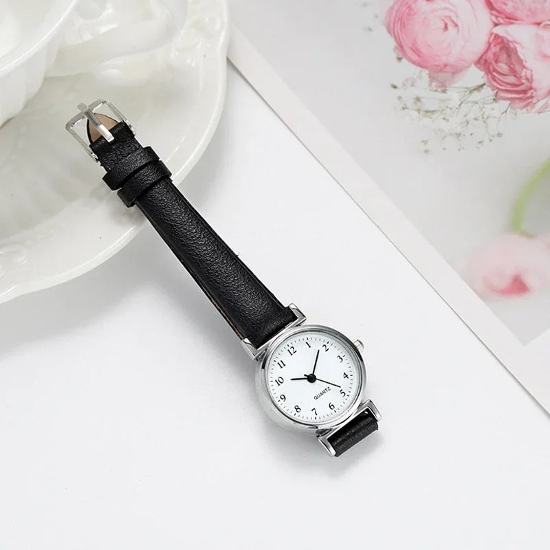 Leather strap quartz watch, view 6 - MRSLM