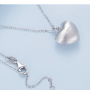 open and close lettering love necklace, view 5 - MRSLM