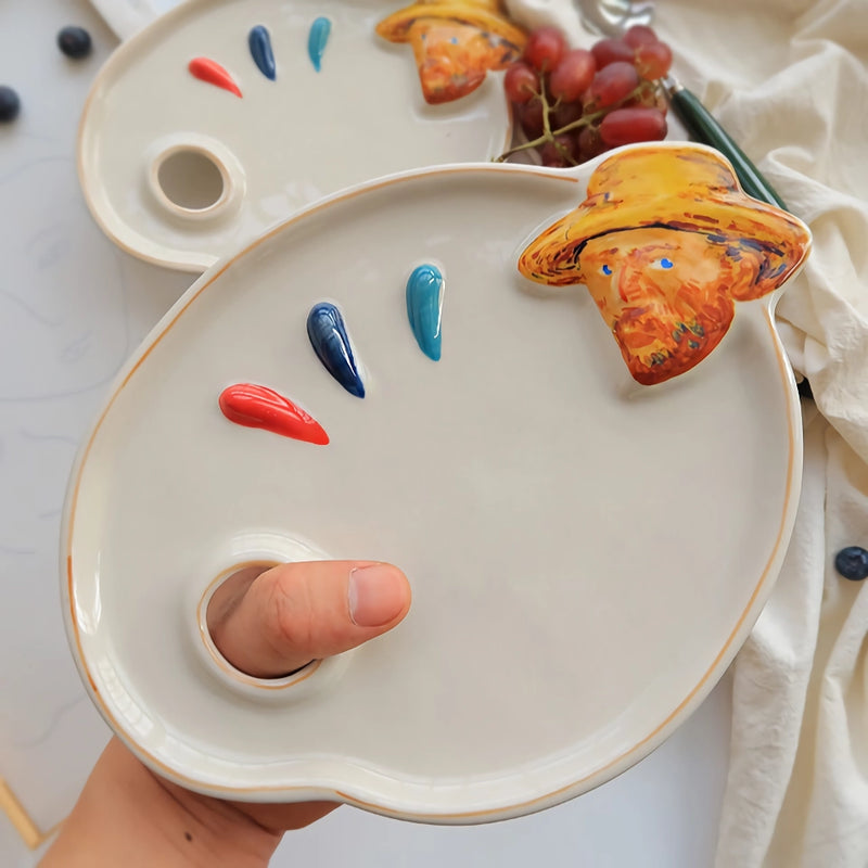 Ceramic palette for watercolor and gouache, view 4 - MRSLM