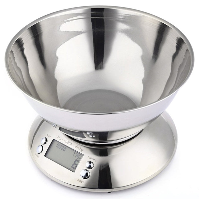 stainless steel digital kitchen scale, view 5 - MRSLM