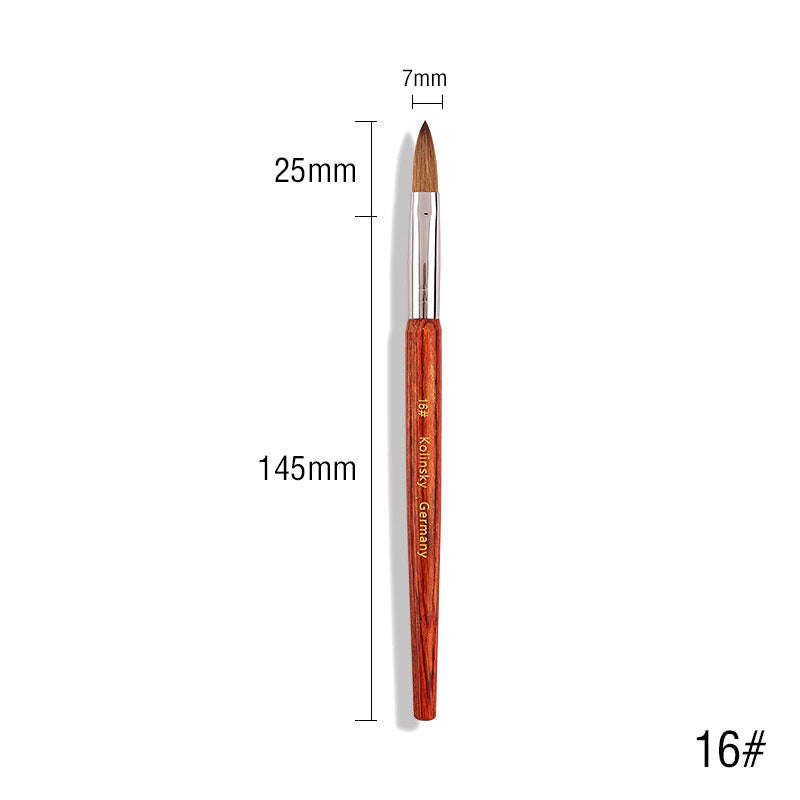 kolinsky acrylic nail brush, view 10 - MRSLM
