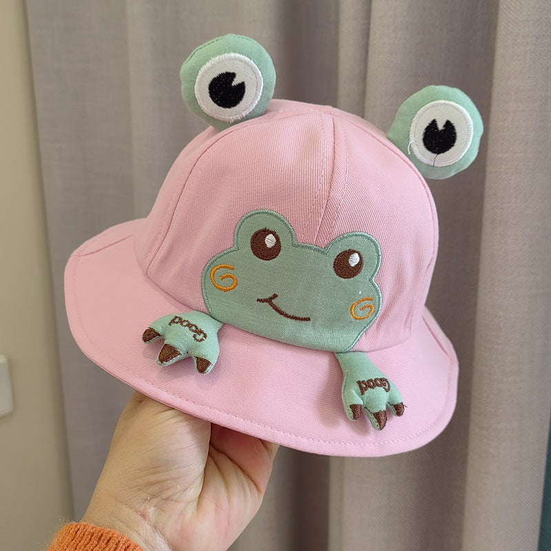 frog baby bucket hat, view 5 - MRSLM