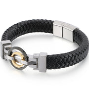 men's vintage leather bracelet, view 6 - MRSLM