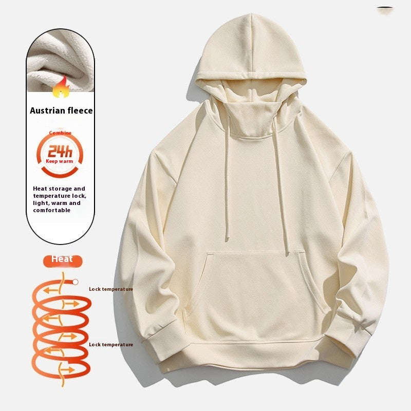 men's hooded fleece-lined sweater, view 8 - MRSLM