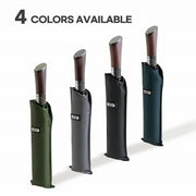 automatic folding umbrella with wooden handle, view 10 - MRSLM