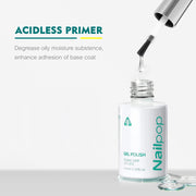 no wipe top coat base coat primer uv gel, view 2 - MRSLM