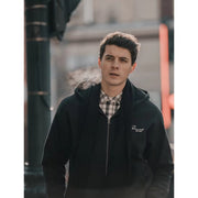 men's fleece lined zip up hoodie, view 6 - MRSLM
