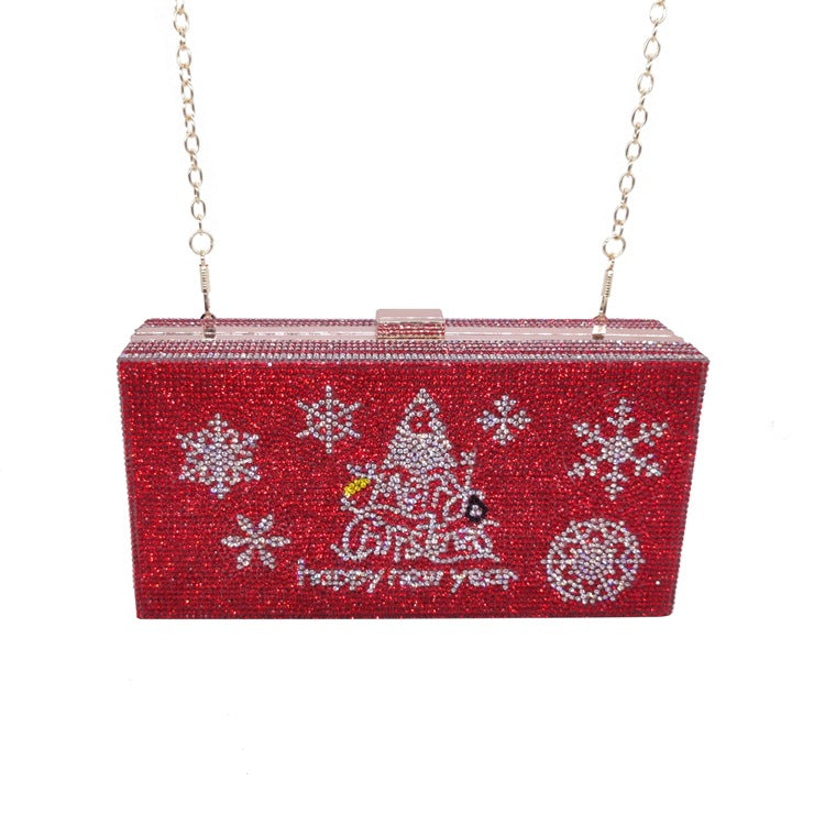 rhinestone clutch bag, view 6 - MRSLM
