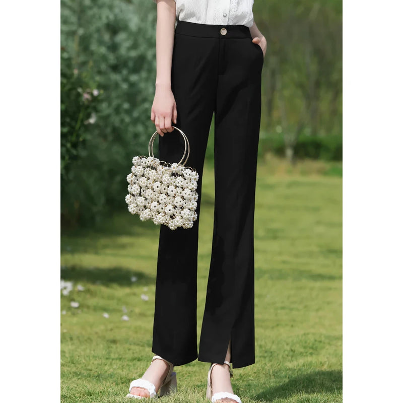 black boot cut trousers, view 5 - MRSLM