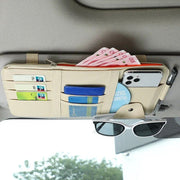 car sun visor organizer with pen holder, view 2 - MRSLM